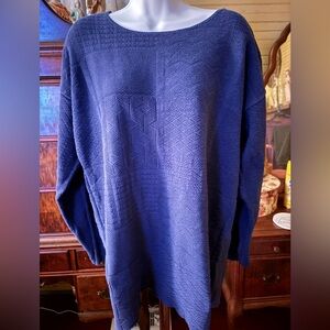 Vintage Sweetbriar Size Medium Women’s Cotton Textured Sweater 48” Bust 28” L